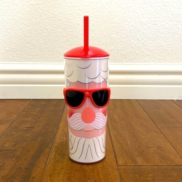 Other - Vintage Insulated Santa Clause with Sunglasses Tumbler